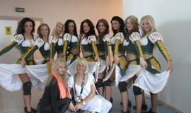 "Neptūno" šokėjos stos į kovą dėl geriausios komandos vardo