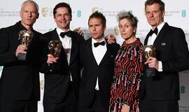 2018-ųjų BAFTA apdovanojimų ceremonijoje triumfavo filmas „Trys stendai prie Ebingo, Misūryje“