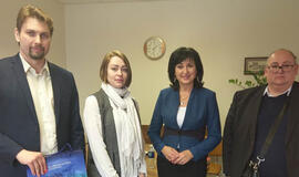 Klaipėdos rajono savivaldybėje – svečiai iš Zelenogradsko