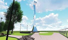 Kretingoje vienuoliai statys stiklo kryžių