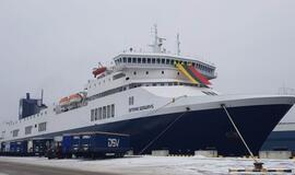 Klaipėdos uoste – 100 metrų ilgio trispalvė