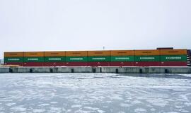 Klaipėdos uoste – 100 metrų ilgio trispalvė