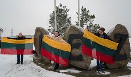 Klaipėdos uoste – 100 metrų ilgio trispalvė