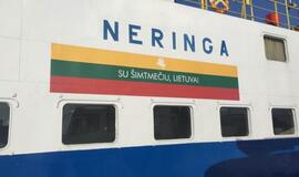 Klaipėdos uoste – 100 metrų ilgio trispalvė