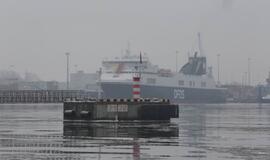 Klaipėdos uoste – 100 metrų ilgio trispalvė