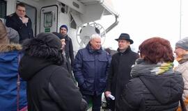 Klaipėdos uoste – 100 metrų ilgio trispalvė