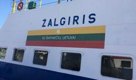 Klaipėdos uoste – 100 metrų ilgio trispalvė