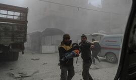 Rusijai nepritarus Saugumo Tarybos rezoliucijos projektui, stringa JT siekis Sirijoje įvesti paliaubas