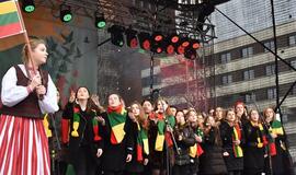 Kovo 11-ąją Klaipėdą sveikino jaunimas