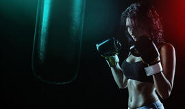 Lietuvos boksininkės su latvėmis pasidalino po penkias pergales