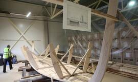 Istorinį Kuršių marių žuvies supirkėjo laivą atkuria baldininkai