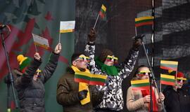 Kovo 11-ąją Klaipėdą sveikino jaunimas