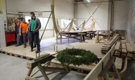 Istorinį Kuršių marių žuvies supirkėjo laivą atkuria baldininkai