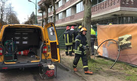 Palangoje statybininkai prakirto dujų vamzdį