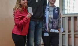 Dragūniečiai moksleivius supažindino su rankiniu