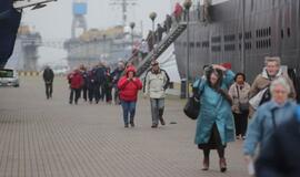 Į Klaipėdą atplaukė pirmasis kruizinis laivas