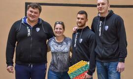 Dragūniečiai moksleivius supažindino su rankiniu