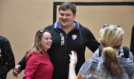 Dragūniečiai moksleivius supažindino su rankiniu