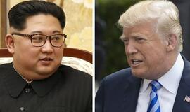 Šiaurės Korėja grasina atšaukti Kim Jong-uno ir Donaldo Trumpo susitikimą