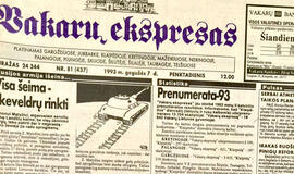 „Vakarų ekspresas“. 1993 05 01-07