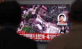 „Yonhap“: Šiaurės Korėja branduoliniame poligone sunaikino mažiausiai tris tunelius