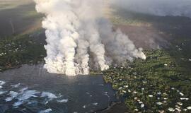 JAV: lava iš Kilauėjos ugnikalnio jau sunaikino 117 namų