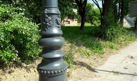 Kam tie prašmatnūs stulpai, jei žolė jau siekia klyną?