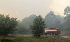 Miško gaisras Černobylio apsaugos zonoje užgesintas