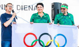 Olimpinė vėliava perduota Klaipėdai