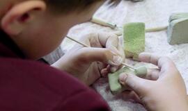 Kretingiškiai sukūrė miniatiūrinę istorinę Kretingą