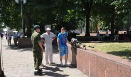 Klaipėdiečiai pasveikino NATO karius