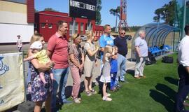 Karšta Klaipėdos saulė šypsojosi turkams ir "Atlantui"