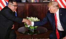 Susitiko Šiaurės Korėjos ir JAV lyderiai