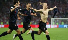 Kroatijos futbolininkai po 11 m baudinių serijos iš pasaulio čempionato eliminavo rusus