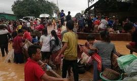 Nelaimė Laose: griuvus užtvankai šimtai žmonių dingo, yra žuvusiųjų
