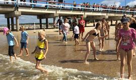 Vaikai pasveikins jūrą pirmą kartą
