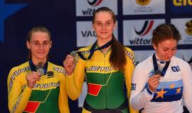 Dviratininkės V. Šumskytė ir A. Savičiūtė – Europos jaunių vicečempionės!