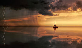 Karščio bangą išstums liūtys su perkūnijomis