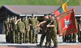 Piliavietėje - kovinės vėliavos pagerbimas