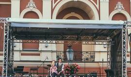 Mėlynas Klaipėdos miesto gimtadienis Teatro aikštėje