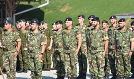 Piliavietėje - kovinės vėliavos pagerbimas