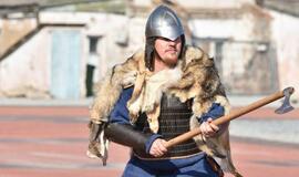 Piliavietėje - kovinės vėliavos pagerbimas