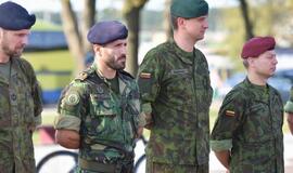 Piliavietėje - kovinės vėliavos pagerbimas