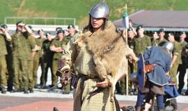 Piliavietėje - kovinės vėliavos pagerbimas