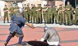 Piliavietėje - kovinės vėliavos pagerbimas