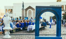 Mėlynas Klaipėdos miesto gimtadienis Teatro aikštėje