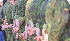 Piliavietėje - kovinės vėliavos pagerbimas