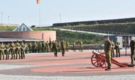 Piliavietėje - kovinės vėliavos pagerbimas