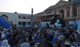 Mėlynas Klaipėdos miesto gimtadienis Teatro aikštėje