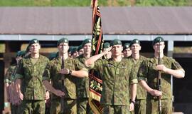 Piliavietėje - kovinės vėliavos pagerbimas